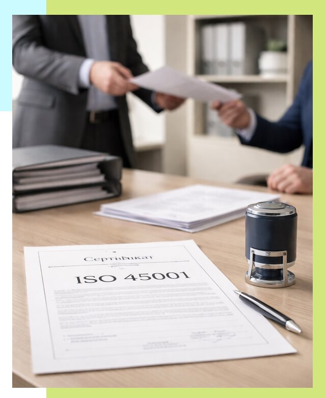 Сертификат ISO 45001 в Воткинске под ключ от 46620 р. | Сертэкс
